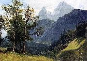 Albert Bierstadt Tyrolean Landscape USA oil painting artist